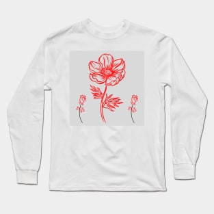 Pretty flower pattern Long Sleeve T-Shirt